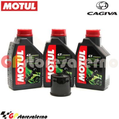 Visualizza i dettagli per KIT TAGLIANDO OLIO + FILTRO MOTUL 5000 10W40 3 LITRI CAGIVA 650 RAPTOR I.E. DAL 2000 AL 2005 Immagine di KIT TAGLIANDO OLIO + FILTRO MOTUL 5000 10W40 3 LITRI CAGIVA 650 RAPTOR I.E. DAL 2000 AL 2005
