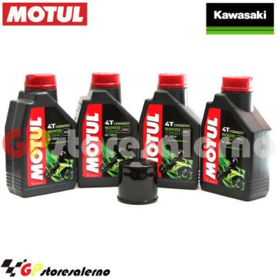 Visualizza i dettagli per KIT TAGLIANDO OLIO + FILTRO MOTUL 5000 10W40 4 LITRI KAWASAKI KLV 1000 DAL 2004 AL 2006 Immagine di KIT TAGLIANDO OLIO + FILTRO MOTUL 5000 10W40 4 LITRI KAWASAKI KLV 1000 DAL 2004 AL 2006