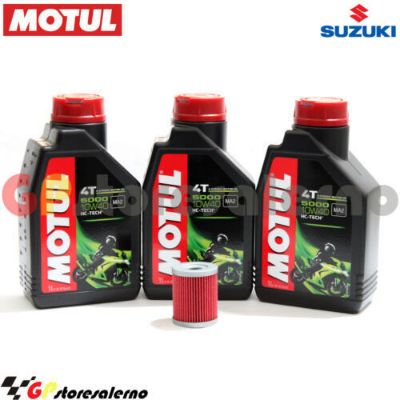 Visualizza i dettagli per KIT TAGLIANDO OLIO + FILTRO MOTUL 5000 10W40 3 LITRI SUZUKI AN 250 BURGMAN DAL 1999 AL 2007 Immagine di KIT TAGLIANDO OLIO + FILTRO MOTUL 5000 10W40 3 LITRI SUZUKI AN 250 BURGMAN DAL 1999 AL 2007