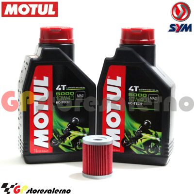 Visualizza i dettagli per KIT TAGLIANDO OLIO + FILTRO MOTUL 5000 10W40 2 LITRI SYM 400i MAX SYM DAL 2011 AL 2015 Immagine di KIT TAGLIANDO OLIO + FILTRO MOTUL 5000 10W40 2 LITRI SYM 400i MAX SYM DAL 2011 AL 2015