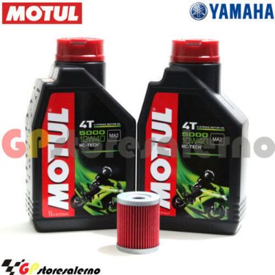 Visualizza i dettagli per KIT TAGLIANDO OLIO + FILTRO MOTUL 5000 10W40 2 LITRI YAMAHA 400 MAJESTY DAL 2004 AL 2014 Immagine di KIT TAGLIANDO OLIO + FILTRO MOTUL 5000 10W40 2 LITRI YAMAHA 400 MAJESTY DAL 2004 AL 2014