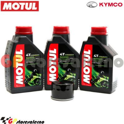 Visualizza i dettagli per KIT TAGLIANDO OLIO + FILTRO MOTUL 5000 10W40 3 LITRI KYMCO 500 XCITING / RI DAL 2005 AL 2016 Immagine di KIT TAGLIANDO OLIO + FILTRO MOTUL 5000 10W40 3 LITRI KYMCO 500 XCITING / RI DAL 2005 AL 2016