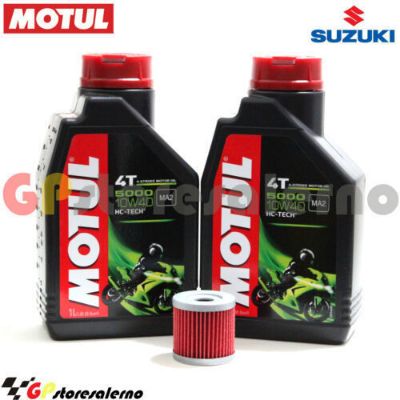 Visualizza i dettagli per KIT TAGLIANDO OLIO + FILTRO MOTUL 5000 10W40 2 LITRI SUZUKI DR 400 Z S DAL 2000 AL 2024 Immagine di KIT TAGLIANDO OLIO + FILTRO MOTUL 5000 10W40 2 LITRI SUZUKI DR 400 Z S DAL 2000 AL 2024