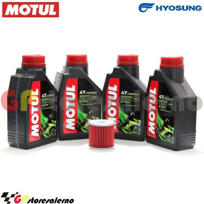 Visualizza i dettagli per KIT TAGLIANDO OLIO + FILTRO MOTUL 5000 10W40 4 LITRI HYOSUNG GT 650 NAKED SE i DAL 2007 AL 2008 Immagine di KIT TAGLIANDO OLIO + FILTRO MOTUL 5000 10W40 4 LITRI HYOSUNG GT 650 NAKED SE i DAL 2007 AL 2008