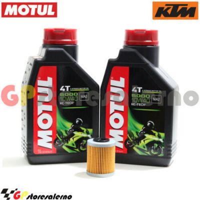 Visualizza i dettagli per KIT TAGLIANDO OLIO + FILTRO MOTUL 5000 10W40 2 LITRI KTM 400 EXC DAL 2004 AL 2007 Immagine di KIT TAGLIANDO OLIO + FILTRO MOTUL 5000 10W40 2 LITRI KTM 400 EXC DAL 2004 AL 2007
