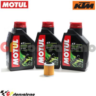 Visualizza i dettagli per KIT TAGLIANDO OLIO + FILTRO MOTUL 5000 10W40 3 LITRI KTM 660 SUPERMOTO DAL 2002 AL 2003 Immagine di KIT TAGLIANDO OLIO + FILTRO MOTUL 5000 10W40 3 LITRI KTM 660 SUPERMOTO DAL 2002 AL 2003