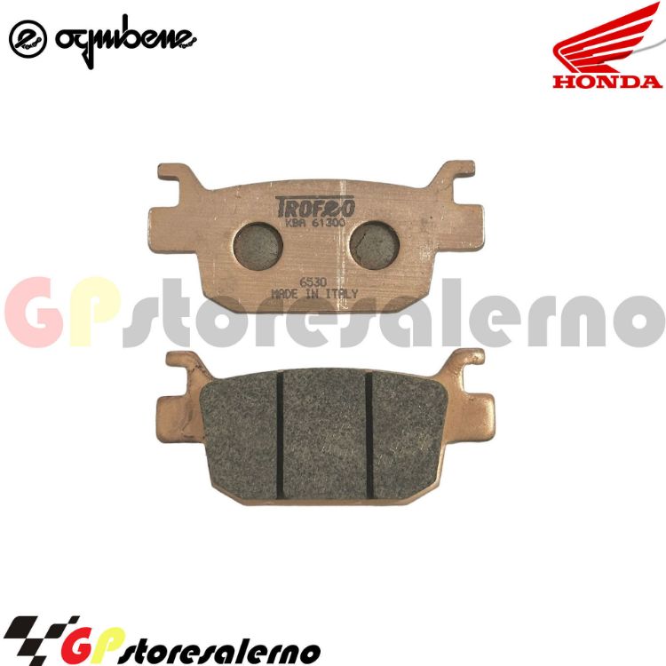 Immagine di 43033401 PASTIGLIE POSTERIORI SINTERIZZATE OGNIBENE HONDA 300 SH DAL 2007 AL 2010