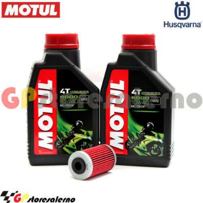 Visualizza i dettagli per KIT TAGLIANDO OLIO + FILTRO MOTUL 5000 10W40 2 LITRI HUSQVARNA 701 ENDURO DAL 2016 AL 2022 Immagine di KIT TAGLIANDO OLIO + FILTRO MOTUL 5000 10W40 2 LITRI HUSQVARNA 701 ENDURO DAL 2016 AL 2022