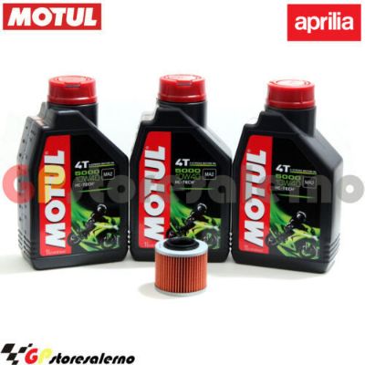 Visualizza i dettagli per KIT TAGLIANDO OLIO + FILTRO MOTUL 5000 10W40 3 LITRI APRILIA 350 ETX DAL 1985 AL 1989 Immagine di KIT TAGLIANDO OLIO + FILTRO MOTUL 5000 10W40 3 LITRI APRILIA 350 ETX DAL 1985 AL 1989