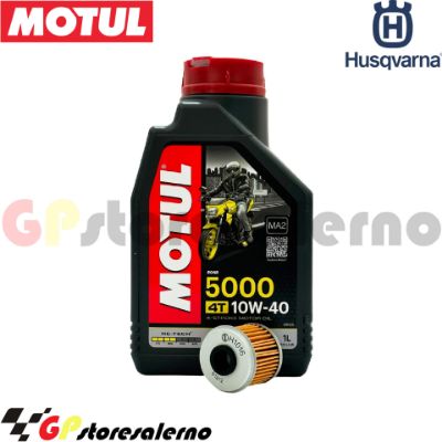 Visualizza i dettagli per KIT TAGLIANDO OLIO + FILTRO MOTUL 5000 10W40 1 LITRO HUSQVARNA TC 250 R 2013 Immagine di KIT TAGLIANDO OLIO + FILTRO MOTUL 5000 10W40 1 LITRO HUSQVARNA TC 250 R 2013