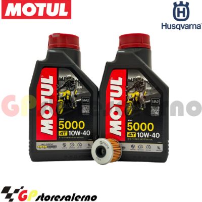 Visualizza i dettagli per KIT TAGLIANDO OLIO + FILTRO MOTUL 5000 10W40 2 LITRI HUSQVARNA TXC 250 DAL 2010 AL 2014 Immagine di KIT TAGLIANDO OLIO + FILTRO MOTUL 5000 10W40 2 LITRI HUSQVARNA TXC 250 DAL 2010 AL 2014