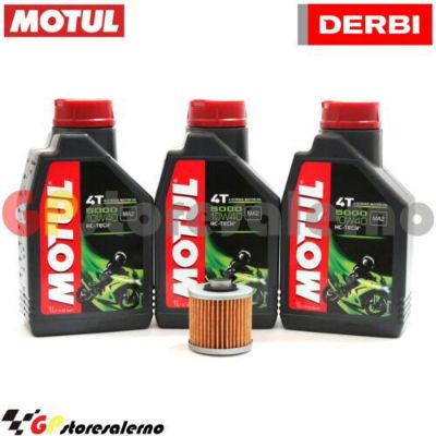 Visualizza i dettagli per KIT TAGLIANDO OLIO + FILTRO MOTUL 5000 10W40 3 LITRI DERBI 660 MULHACEN DAL 2010 AL 2012 Immagine di KIT TAGLIANDO OLIO + FILTRO MOTUL 5000 10W40 3 LITRI DERBI 660 MULHACEN DAL 2010 AL 2012