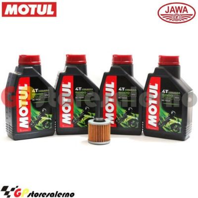 Visualizza i dettagli per KIT TAGLIANDO OLIO + FILTRO MOTUL 5000 10W40 4 LITRI JAWA 650 DAKAR DAL 2009 AL 2012 Immagine di KIT TAGLIANDO OLIO + FILTRO MOTUL 5000 10W40 4 LITRI JAWA 650 DAKAR DAL 2009 AL 2012