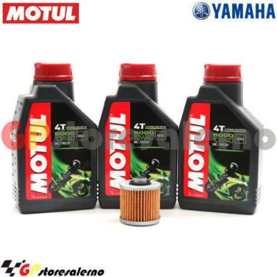 Visualizza i dettagli per KIT TAGLIANDO OLIO + FILTRO MOTUL 5000 10W40 3 LITRI YAMAHA MT-03 660 DAL 2006 AL 2012 Immagine di KIT TAGLIANDO OLIO + FILTRO MOTUL 5000 10W40 3 LITRI YAMAHA MT-03 660 DAL 2006 AL 2012