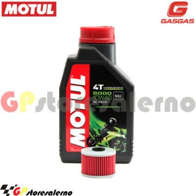 Visualizza i dettagli per KIT TAGLIANDO OLIO + FILTRO MOTUL 5000 10W40 1 LITRO GAS GAS 450 PAMPERA DAL 2007 AL 2008 Immagine di KIT TAGLIANDO OLIO + FILTRO MOTUL 5000 10W40 1 LITRO GAS GAS 450 PAMPERA DAL 2007 AL 2008