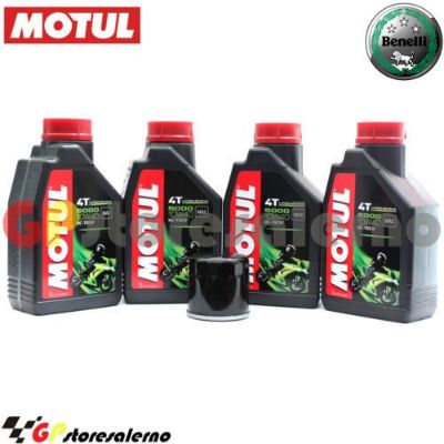 Visualizza i dettagli per KIT TAGLIANDO OLIO + FILTRO MOTUL 5000 10W40 4 LITRI BENELLI BN 600 / GT / R DAL 2014 AL 2016 Immagine di KIT TAGLIANDO OLIO + FILTRO MOTUL 5000 10W40 4 LITRI BENELLI BN 600 / GT / R DAL 2014 AL 2016