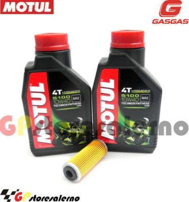 Visualizza i dettagli per KIT TAGLIANDO OLIO + FILTRO MOTUL 5100 10W40 2 LITRI GAS GAS EW 500 F 2024 Immagine di KIT TAGLIANDO OLIO + FILTRO MOTUL 5100 10W40 2 LITRI GAS GAS EW 500 F 2024