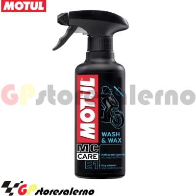 Visualizza i dettagli per MOTUL MC CARE E1 WASH & WAX PULITORE A SECCO 400ml Immagine di MOTUL MC CARE E1 WASH & WAX PULITORE A SECCO 400ml