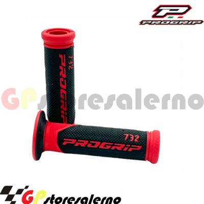 Visualizza i dettagli per 732 COPPIA MANOPOLE PROGRIP FORATE 22/24 SOFT TOUCH SBK COLORE ROSSO Immagine di 732 COPPIA MANOPOLE PROGRIP FORATE 22/24 SOFT TOUCH SBK COLORE ROSSO