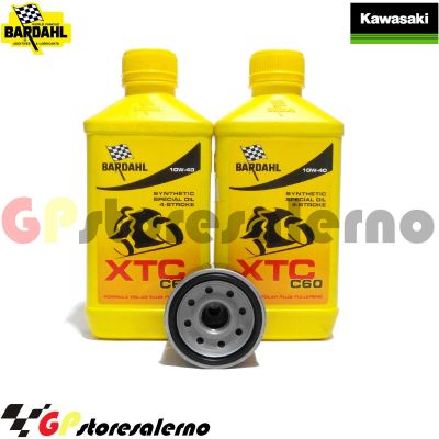 Visualizza i dettagli per KIT TAGLIANDO OLIO + FILTRO 2L BARDAHL XTC C60 10W40 KAWASAKI ER-6F 650 EX 2006 Immagine di KIT TAGLIANDO OLIO + FILTRO 2L BARDAHL XTC C60 10W40 KAWASAKI ER-6F 650 EX 2006