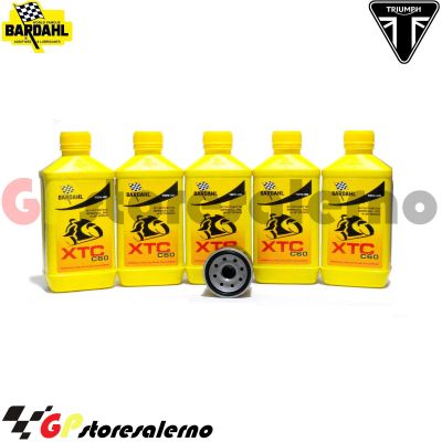 Visualizza i dettagli per KIT TAGLIANDO OLIO + FILTRO 5L BARDAHL XTC C60 10W40 TRIUMPH 1200 TIGER EXPLORER SPOKED WHEELS 2016 Immagine di KIT TAGLIANDO OLIO + FILTRO 5L BARDAHL XTC C60 10W40 TRIUMPH 1200 TIGER EXPLORER SPOKED WHEELS 2016