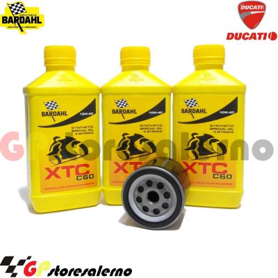 Visualizza i dettagli per KIT TAGLIANDO OLIO + FILTRO 3L BARDAHL XTC C60 10W40 DUCATI 400 SCRAMBLER SIXTY 2 DAL 2016 AL 2020 Immagine di KIT TAGLIANDO OLIO + FILTRO 3L BARDAHL XTC C60 10W40 DUCATI 400 SCRAMBLER SIXTY 2 DAL 2016 AL 2020