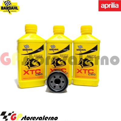 Visualizza i dettagli per KIT TAGLIANDO OLIO + FILTRO 3L BARDAHL XTC C60 10W40 APRILIA RS 660 DAL 2020 AL 2024 Immagine di KIT TAGLIANDO OLIO + FILTRO 3L BARDAHL XTC C60 10W40 APRILIA RS 660 DAL 2020 AL 2024
