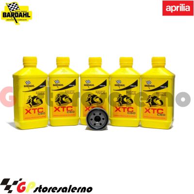 Visualizza i dettagli per KIT TAGLIANDO OLIO + FILTRO 5L BARDAHL XTC C60 10W40 APRILIA RSV4 1000 RF DAL 2015 AL 2018 Immagine di KIT TAGLIANDO OLIO + FILTRO 5L BARDAHL XTC C60 10W40 APRILIA RSV4 1000 RF DAL 2015 AL 2018