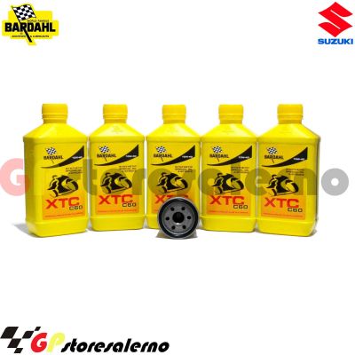 Visualizza i dettagli per KIT TAGLIANDO OLIO + FILTRO 5L BARDAHL XTC C60 10W40 SUZUKI 1200 GSF BANDIT / S DAL 1996 AL 2006 Immagine di KIT TAGLIANDO OLIO + FILTRO 5L BARDAHL XTC C60 10W40 SUZUKI 1200 GSF BANDIT / S DAL 1996 AL 2006