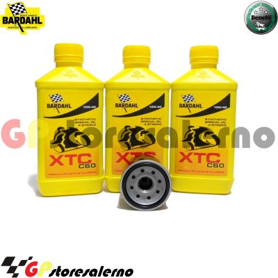 Visualizza i dettagli per KIT TAGLIANDO OLIO + FILTRO 3L BARDAHL XTC C60 10W40 BENELLI 302 TORNADO DAL 2017 AL 2020 Immagine di KIT TAGLIANDO OLIO + FILTRO 3L BARDAHL XTC C60 10W40 BENELLI 302 TORNADO DAL 2017 AL 2020