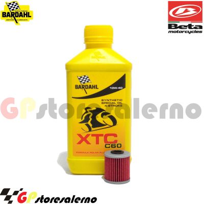 Visualizza i dettagli per KIT TAGLIANDO OLIO + FILTRO 1L BARDAHL XTC C60 10W40 BETAMOTOR 300 EVO FACTORY 4T DAL 2016 AL 2020 Immagine di KIT TAGLIANDO OLIO + FILTRO 1L BARDAHL XTC C60 10W40 BETAMOTOR 300 EVO FACTORY 4T DAL 2016 AL 2020