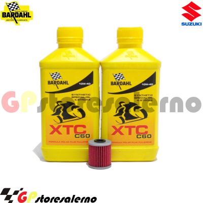 Visualizza i dettagli per KIT TAGLIANDO OLIO + FILTRO 2L BARDAHL XTC C60 10W40 SUZUKI 450 RM Z DAL 2005 AL 2024 Immagine di KIT TAGLIANDO OLIO + FILTRO 2L BARDAHL XTC C60 10W40 SUZUKI 450 RM Z DAL 2005 AL 2024