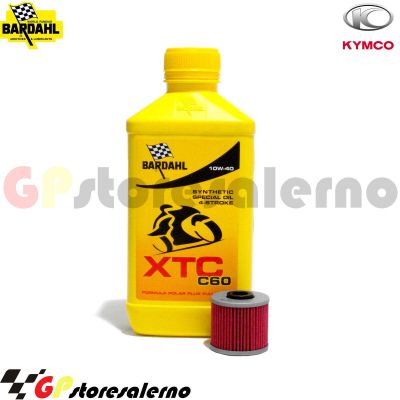 Visualizza i dettagli per KIT TAGLIANDO OLIO + FILTRO 1L BARDAHL XTC C60 10W40 KYMCO 125 K-XCT I.E. DAL 2012 AL 2016 Immagine di KIT TAGLIANDO OLIO + FILTRO 1L BARDAHL XTC C60 10W40 KYMCO 125 K-XCT I.E. DAL 2012 AL 2016
