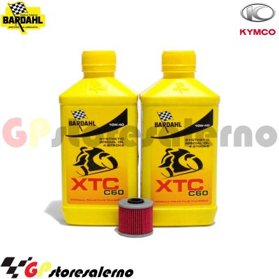 Visualizza i dettagli per KIT TAGLIANDO OLIO + FILTRO 2L BARDAHL XTC C60 10W40 KYMCO 350 DOWNTOWN I.E. ABS DAL 2009 AL 2016 Immagine di KIT TAGLIANDO OLIO + FILTRO 2L BARDAHL XTC C60 10W40 KYMCO 350 DOWNTOWN I.E. ABS DAL 2009 AL 2016