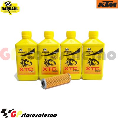 Visualizza i dettagli per KIT TAGLIANDO OLIO + FILTRO 4L BARDAHL XTC C60 10W40 KTM 1390 SUPER DUKE R EVO 2024 Immagine di KIT TAGLIANDO OLIO + FILTRO 4L BARDAHL XTC C60 10W40 KTM 1390 SUPER DUKE R EVO 2024