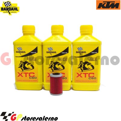 Visualizza i dettagli per KIT TAGLIANDO OLIO + FILTRO 3L BARDAHL XTC C60 10W40 KTM 660 SUPERMOTO DAL 2002 AL 2003 Immagine di KIT TAGLIANDO OLIO + FILTRO 3L BARDAHL XTC C60 10W40 KTM 660 SUPERMOTO DAL 2002 AL 2003