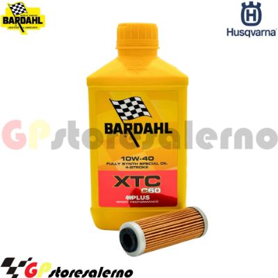 Visualizza i dettagli per KIT TAGLIANDO OLIO + FILTRO 1L BARDAHL XTC C60 10W40 HUSQVARNA 350 FE DAL 2016 AL 2023 Immagine di KIT TAGLIANDO OLIO + FILTRO 1L BARDAHL XTC C60 10W40 HUSQVARNA 350 FE DAL 2016 AL 2023