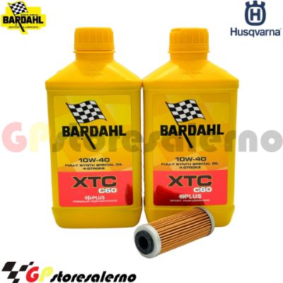 Visualizza i dettagli per KIT TAGLIANDO OLIO + FILTRO 2L BARDAHL XTC C60 10W40 HUSQVARNA 450 FS DAL 2016 AL 2023 Immagine di KIT TAGLIANDO OLIO + FILTRO 2L BARDAHL XTC C60 10W40 HUSQVARNA 450 FS DAL 2016 AL 2023