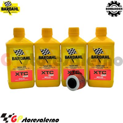Visualizza i dettagli per KIT TAGLIANDO OLIO + FILTRO 4L BARDAHL XTC C60 10W40 BOMBARDIER 650 DS DAL 2000 AL 2006 Immagine di KIT TAGLIANDO OLIO + FILTRO 4L BARDAHL XTC C60 10W40 BOMBARDIER 650 DS DAL 2000 AL 2006