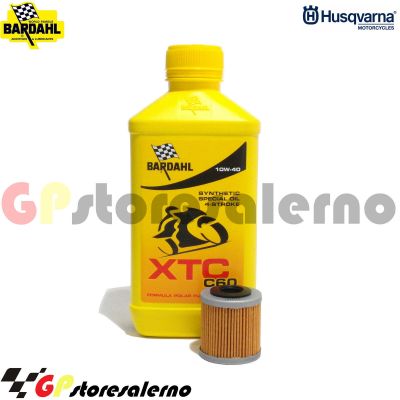 Visualizza i dettagli per KIT TAGLIANDO OLIO + FILTRO 1L BARDAHL XTC C60 10W40 HUSQVARNA 310 TE DAL 2009 AL 2010 Immagine di KIT TAGLIANDO OLIO + FILTRO 1L BARDAHL XTC C60 10W40 HUSQVARNA 310 TE DAL 2009 AL 2010