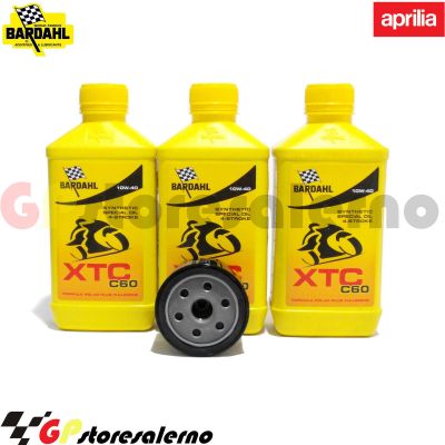 Visualizza i dettagli per KIT TAGLIANDO OLIO + FILTRO 3L BARDAHL XTC C60 10W40 APRILIA 660 TUAREG DAL 2021 AL 2024 Immagine di KIT TAGLIANDO OLIO + FILTRO 3L BARDAHL XTC C60 10W40 APRILIA 660 TUAREG DAL 2021 AL 2024