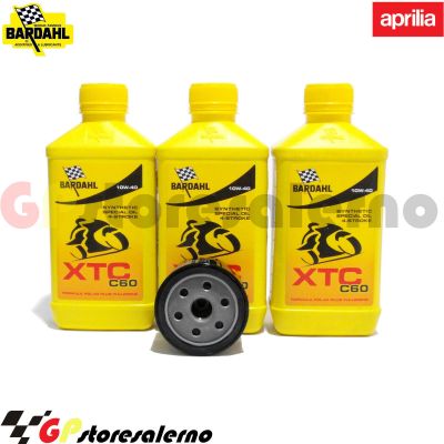 Visualizza i dettagli per KIT TAGLIANDO OLIO + FILTRO 3L BARDAHL XTC C60 10W40 APRILIA 750 SL SHIVER / ABS / GT / GT ABS DAL 2007 AL 2016 Immagine di KIT TAGLIANDO OLIO + FILTRO 3L BARDAHL XTC C60 10W40 APRILIA 750 SL SHIVER / ABS / GT / GT ABS DAL 2007 AL 2016