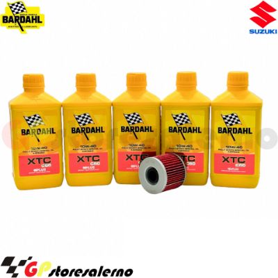 Visualizza i dettagli per KIT TAGLIANDO OLIO + FILTRO 5L BARDAHL XTC C60 10W40 SUZUKI 1150 GS DAL 1984 AL 1986 Immagine di KIT TAGLIANDO OLIO + FILTRO 5L BARDAHL XTC C60 10W40 SUZUKI 1150 GS DAL 1984 AL 1986