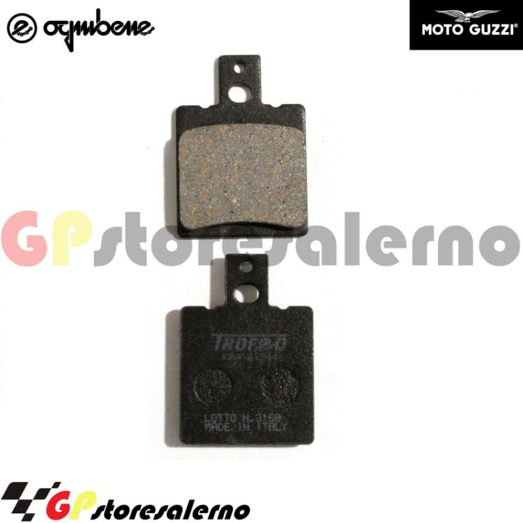 Immagine di 43028200 COPPIA PASTIGLIE FRENO POSTERIORI ORGANICHE OGNIBENE TROFEO MOTO GUZZI 650 NTX DAL 1986 AL 1990