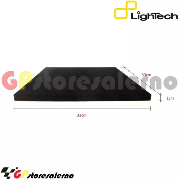 Immagine di NSR01 NEOPRENE ADESIVO NERO UNIVERSALE LIGHTECH PER SELLA RACING