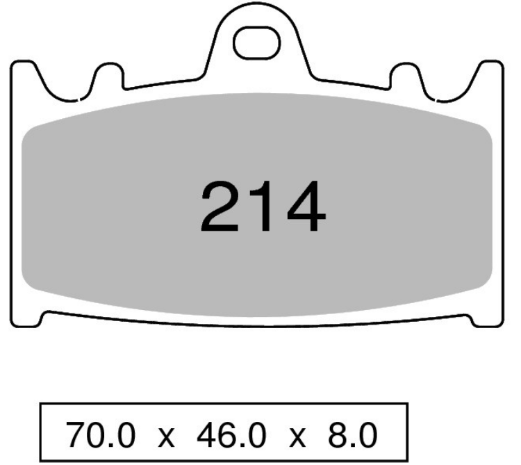 Immagine di 43021401 COPPIA PASTIGLIE FRENO ANTERIORI SINTERIZZATE OGNIBENE TROFEO SUZUKI 1000 TL S DAL 1997 AL 2001