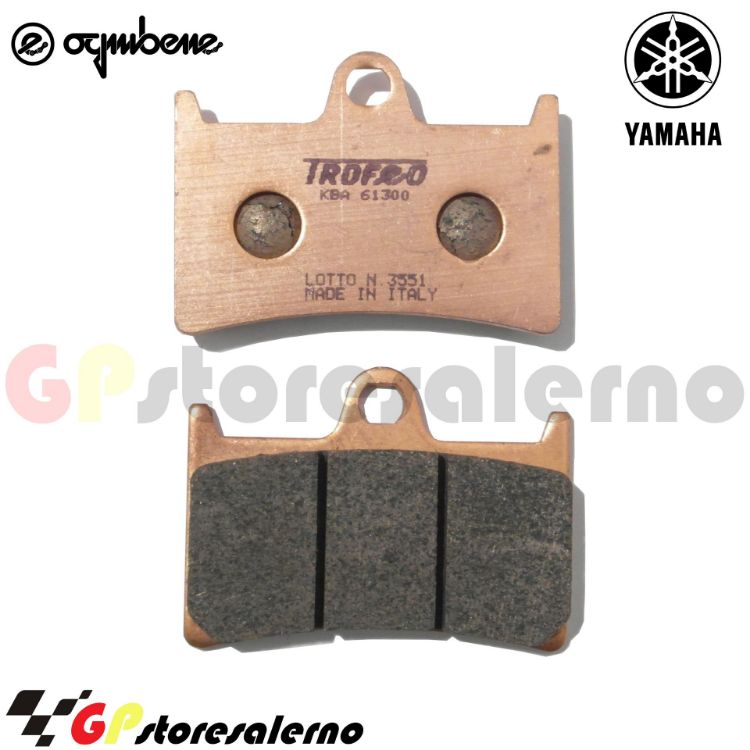 Immagine di 43021001 PASTIGLIE ANTERIORI SINTERIZZATE OGNIBENE YAMAHA 890 MT 09 MT09 TRACER DAL 2021 AL 2026