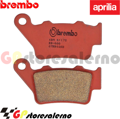 Visualizza i dettagli per 07BB02SD COPPIA PASTIGLIE FRENO POSTERIORI SINTERIZZATE BREMBO PER APRILIA 850 MANA / MANA GT DAL 2007 AL 2016 Immagine di 07BB02SD COPPIA PASTIGLIE FRENO POSTERIORI SINTERIZZATE BREMBO PER APRILIA 850 MANA / MANA GT DAL 2007 AL 2016