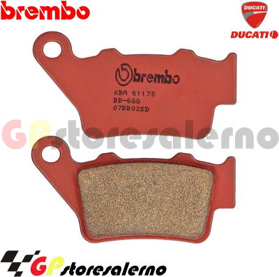Visualizza i dettagli per 07BB02SD COPPIA PASTIGLIE FRENO POSTERIORI SINTERIZZATE BREMBO PER DUCATI 803 MONSTER 797 DAL 2017 AL 2020 Immagine di 07BB02SD COPPIA PASTIGLIE FRENO POSTERIORI SINTERIZZATE BREMBO PER DUCATI 803 MONSTER 797 DAL 2017 AL 2020
