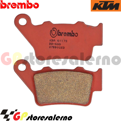 Visualizza i dettagli per 07BB02SD COPPIA PASTIGLIE FRENO POSTERIORI SINTERIZZATE BREMBO PER KTM 890 DUKE GP DAL 2022 AL 2024 Immagine di 07BB02SD COPPIA PASTIGLIE FRENO POSTERIORI SINTERIZZATE BREMBO PER KTM 890 DUKE GP DAL 2022 AL 2024